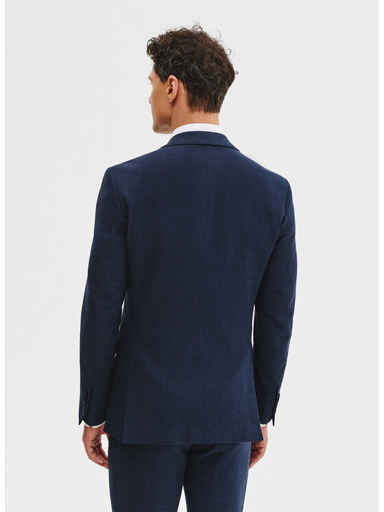 Pako Lorente Pako Lorente Marynarka P25SF-3G-021 Granatowy Slim Fit