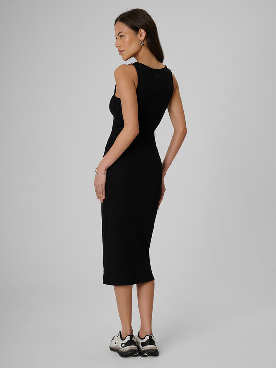 4F 4F Sukienka codzienna ESSENTIAL Czarny Slim Fit