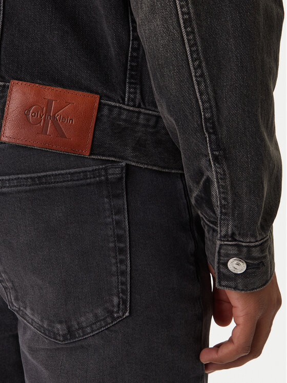 Calvin Klein Jeans Calvin Klein Jeans Kurtka jeansowa Classic LV04RE765G Czarny Regular Fit