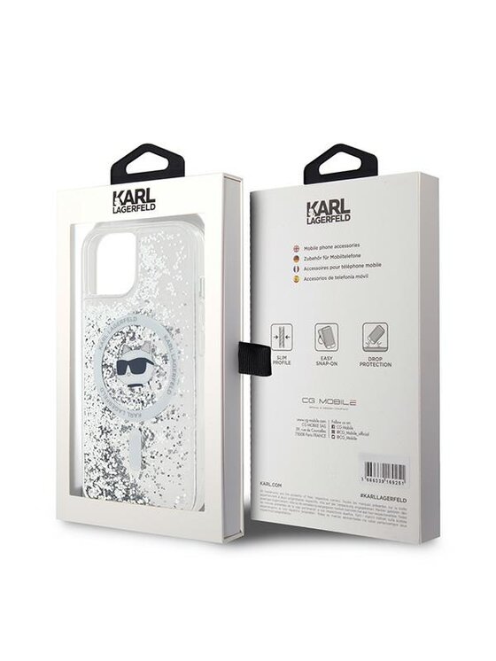 KARL LAGERFELD KARL LAGERFELD Etui na telefon Apple iPhone 13 Przezroczysty