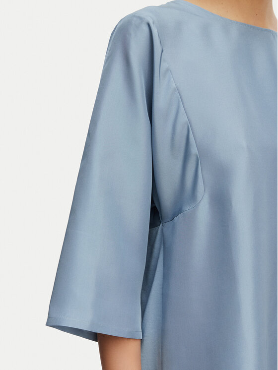 Weekend Max Mara Weekend Max Mara Blúzka Fastoso 2615941032 Modrá Relaxed Fit