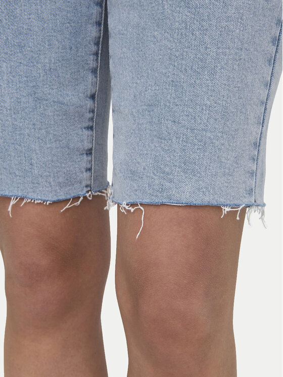 ONLY ONLY Szorty jeansowe Emily 15311259 Niebieski Straight Fit