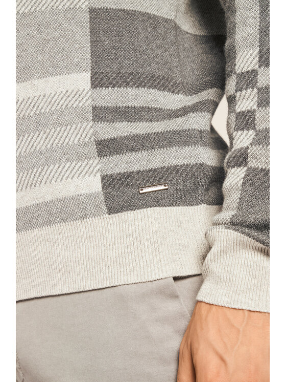 Roy Robson Roy Robson Golfas 3852-91 Pilka Regular Fit