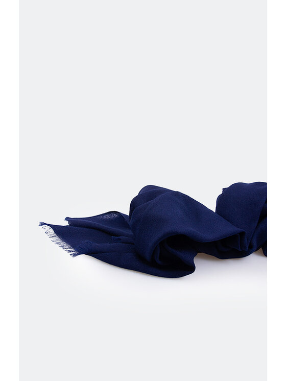 ALLORA BE UNIQUE ALLORA BE UNIQUE Scialle 100% wool Blu scuro