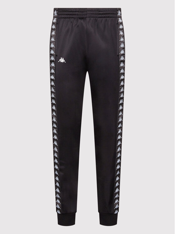 Kappa Kappa Pantaloni da tuta 311036 Nero Regular Fit