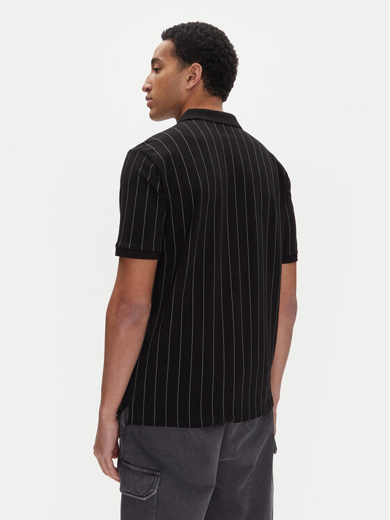 Fila Fila Polo Linter FAM0923 Nero Regular Fit
