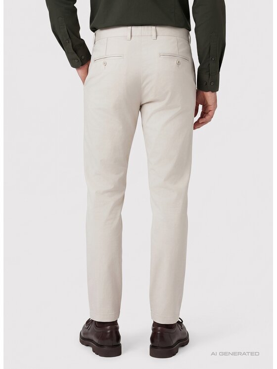 Pako Lorente Pako Lorente Chinosy P26WN-WX-010 Beżowy Slim Fit