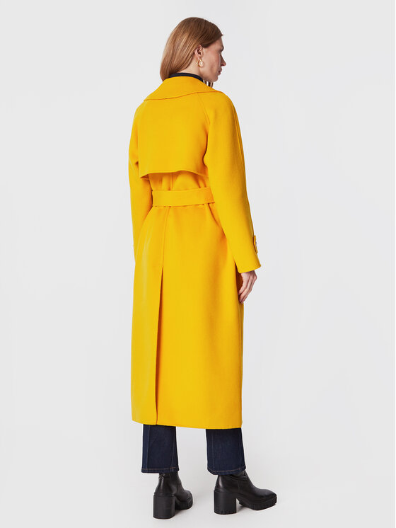 Tommy Hilfiger Tommy Hilfiger Trench WW0WW37252 Žuta Regular Fit