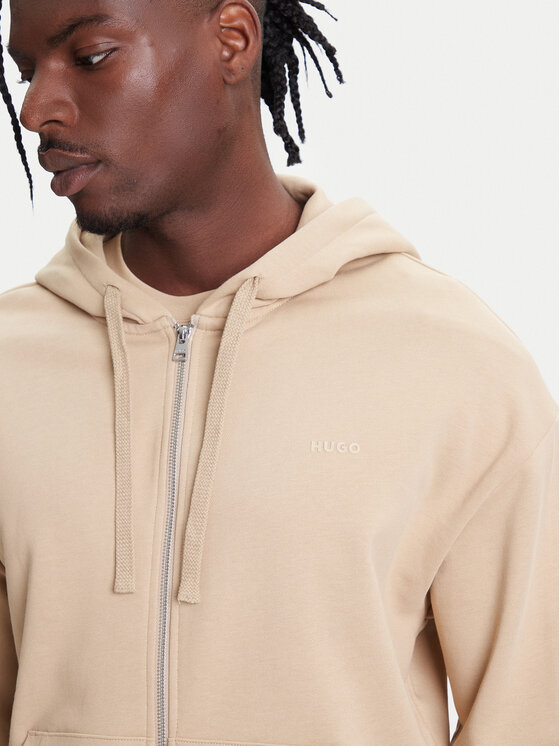 HUGO HUGO Pulóver Dapozip 50548651 Bézs Relaxed Fit
