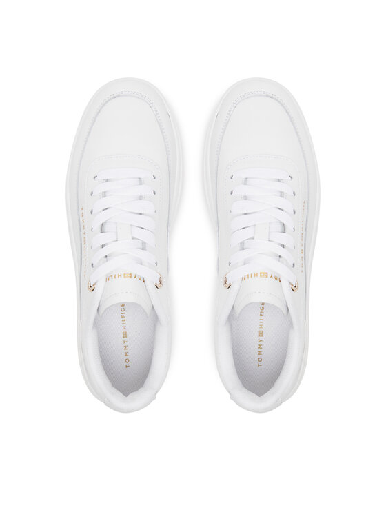 Tommy Hilfiger Tommy Hilfiger Sneakers Modern Court Sneaker Lthr FW0FW08800 Bianco