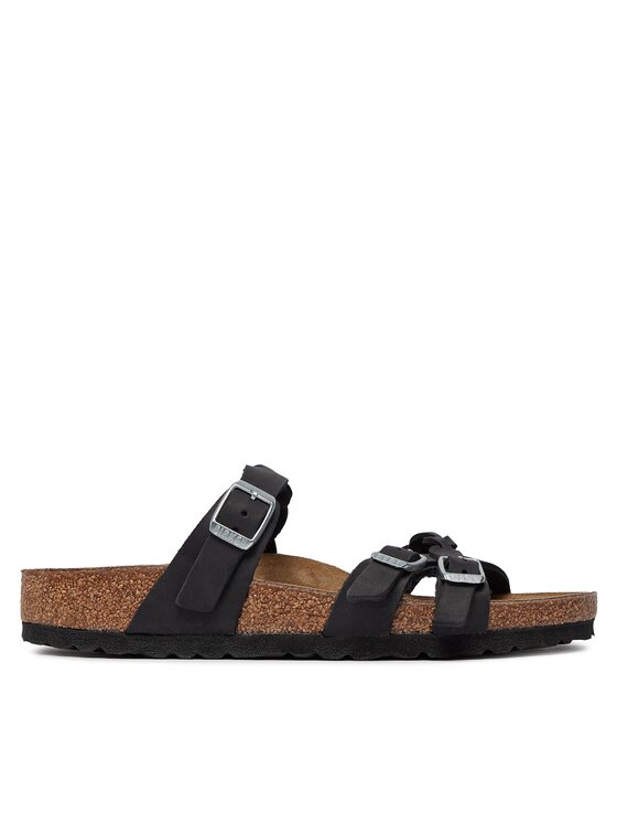 Şlapi Birkenstock Franca 1026334 Negru