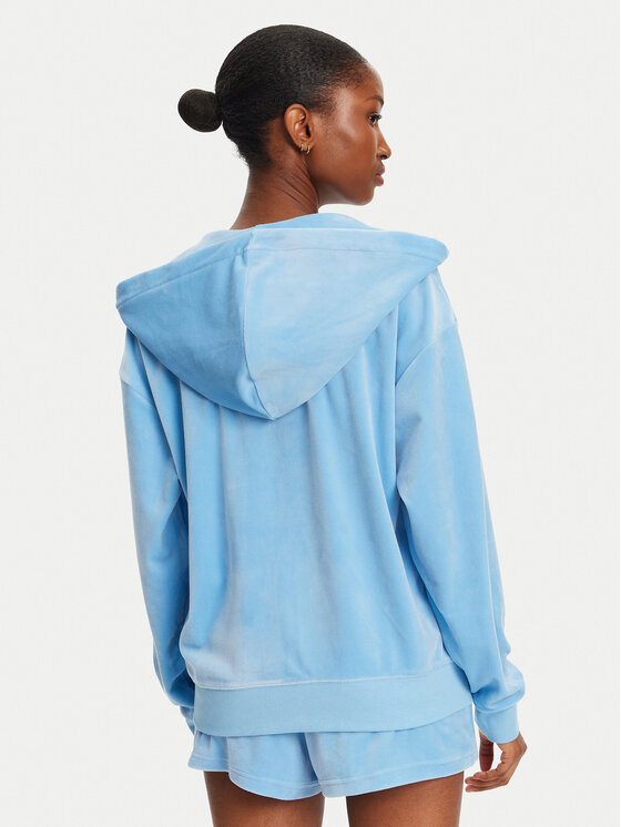Juicy Couture Juicy Couture Bluza Halan JCWAS24342 Niebieski Oversize