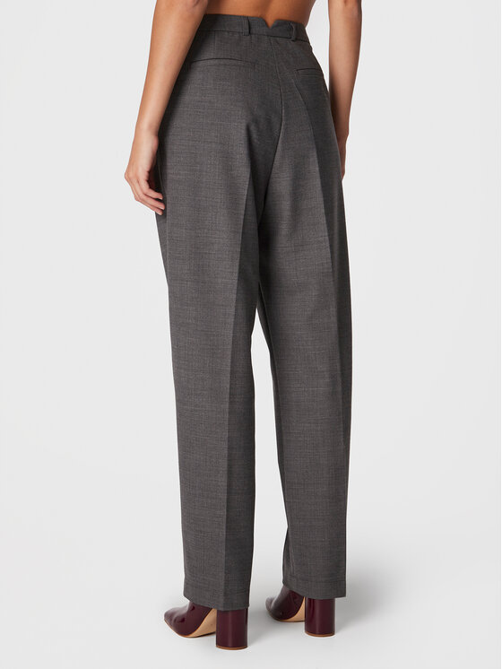 Herskind Herskind Spodnie materiałowe Brandy 4573879 Szary Relaxed Fit
