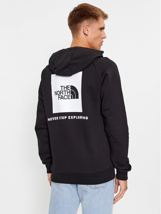 The North Face The North Face Majica dugih rukava Redbox NF0A2ZWU Crna Regular Fit