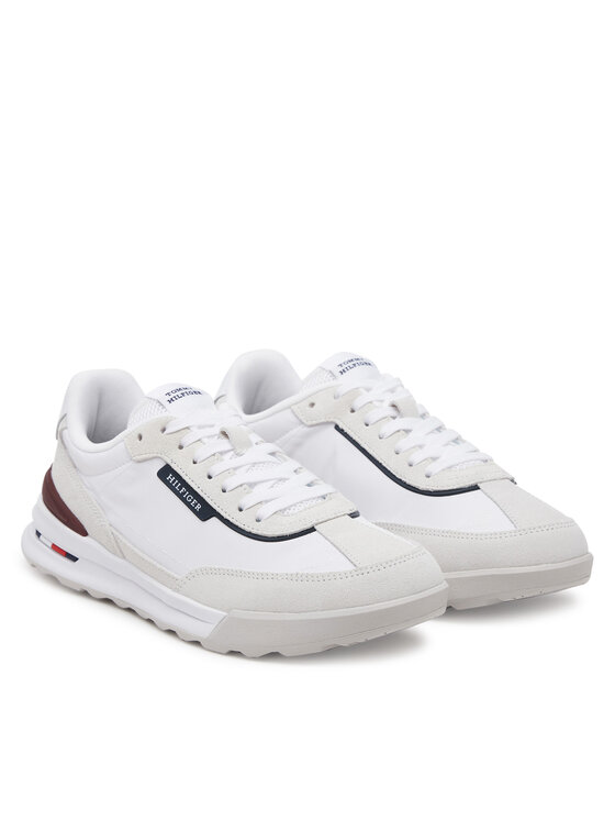 Tommy Hilfiger Tommy Hilfiger Sneakersy Retro Runner Seasonal FM0FM05425 Biały