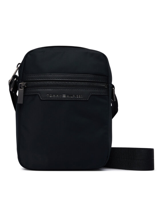 Tommy Hilfiger Tommy Hilfiger Torbica za okrog pasu Th Nylon Mini Reporter AM0AM14688 Črna