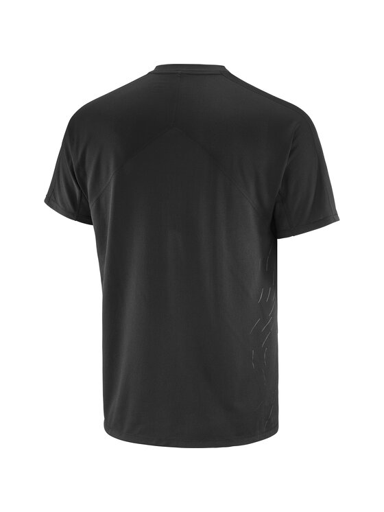 Salomon Salomon Koszulka techniczna SENSE AERO GRAPHIC Czarny Slim Fit