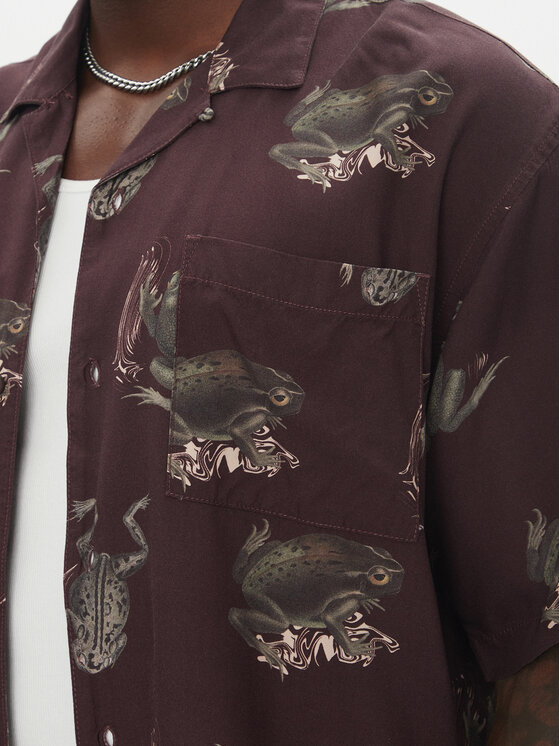 Element Element Сорочка Resort ELYWT00177 Бордовий Regular Fit