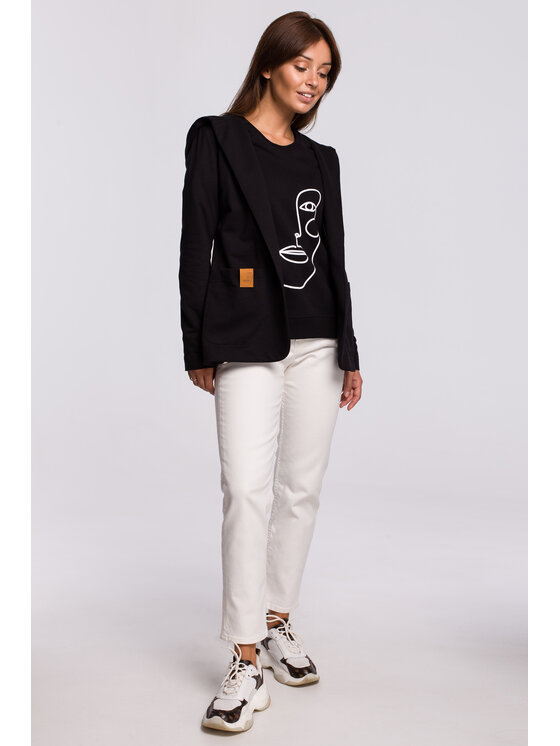 BeWear BeWear Marynarka B180 Czarny Easy Fit