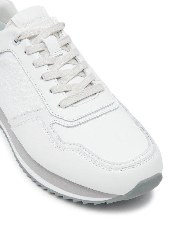 Calvin Klein Calvin Klein Сникърси Low Top Lace Up Lth Mono HM0HM01807 Сив