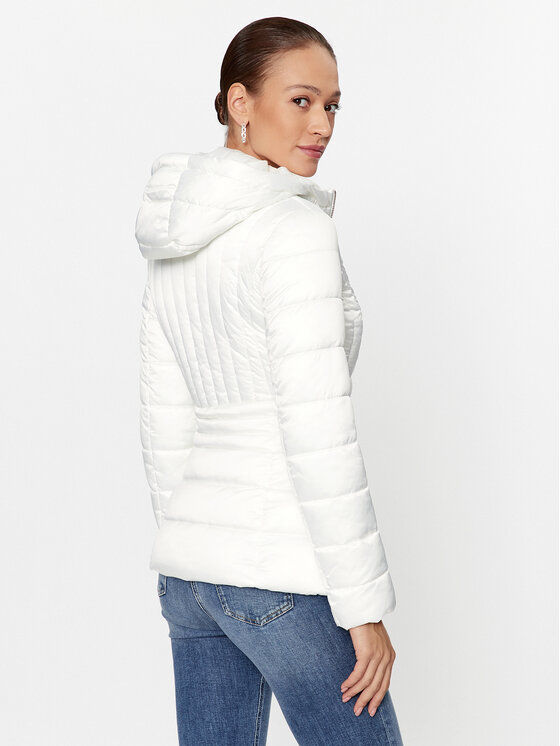 Marciano Guess piumino Zoe con ecopelliccia nero