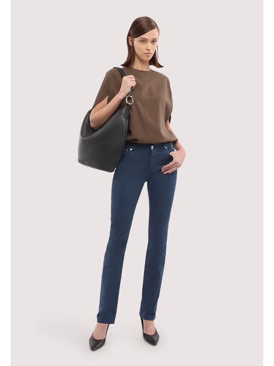 Trussardi Trussardi Pantaloni di tessuto P7019300363N034 Blu Regular Fit