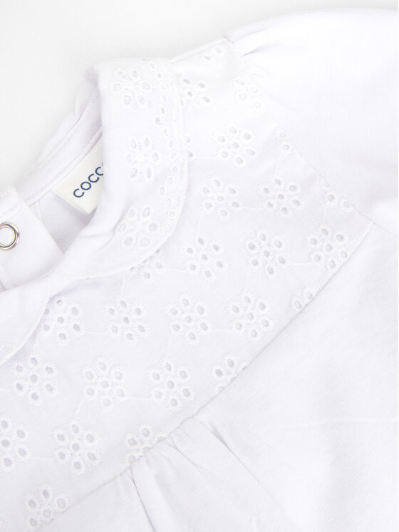 Coccodrillo Coccodrillo Дитяче боді WC3112103RPN Білий Regular Fit