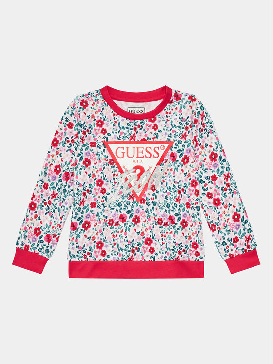 Guess Bluză K4RQ00 KA6R3 Colorat Regular Fit