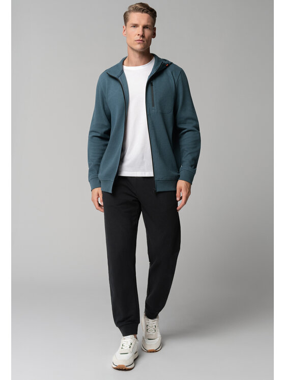 Volcano Volcano Bluza B-SAGI Niebieski Regular Fit