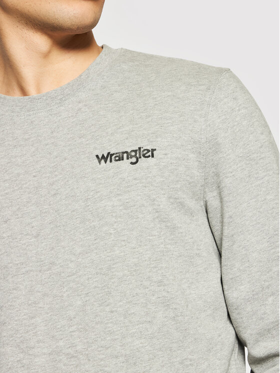 Wrangler Wrangler Felpa Positive Vibes W6F6H1X37 112141479 Grigio Regular Fit