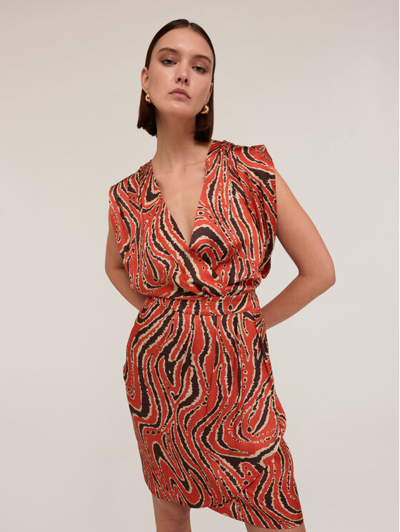 Motivi Motivi Vestito da giorno 7049Q103275N0S7 Arancione Regular Fit