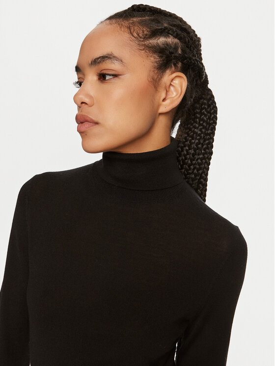 Calvin Klein Calvin Klein Rollkragenpullover K20K207449 Schwarz Regular Fit