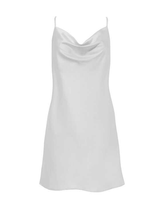 Love and Hate Love and Hate Sukienka letnia Jenny Beige Biały Ladies Fit