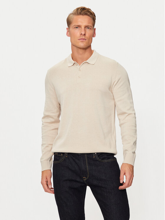 Jack&Jones Džemperis Fred 12258582 Bēšs Regular Fit