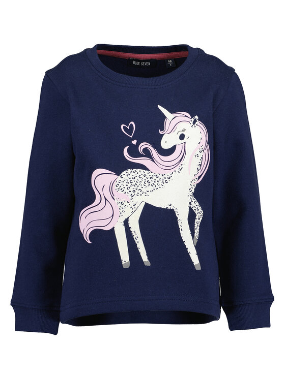 Blue Seven Blue Seven Суитшърт 764660 X Тъмносин Regular Fit