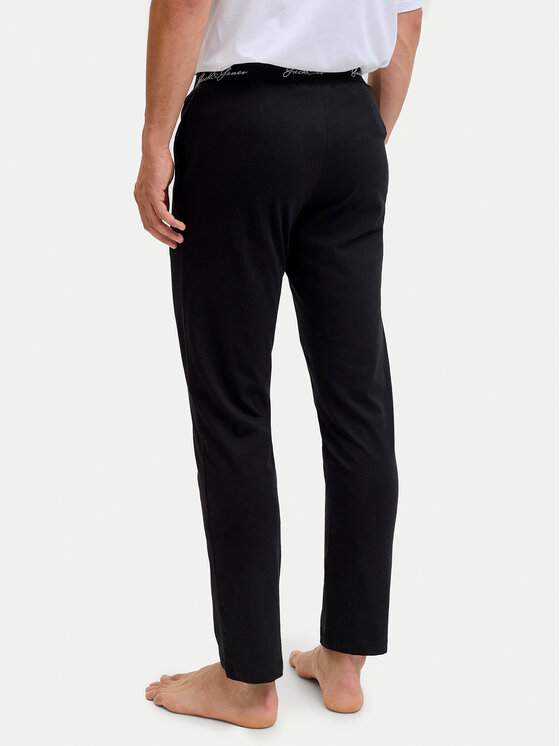 Jack & Jones Jack & Jones Pantaloni pijama Clyde 12291501 Negru Regular Fit