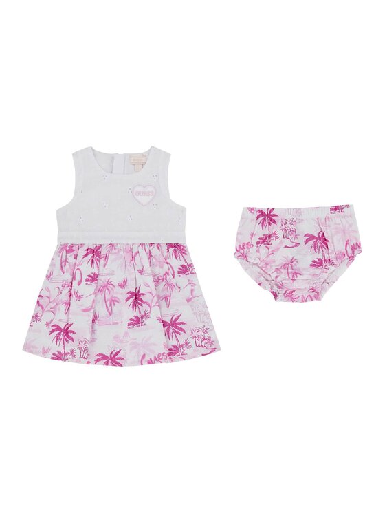 Guess Kids Sukienka, rozmiar 18M, Biała, 173545