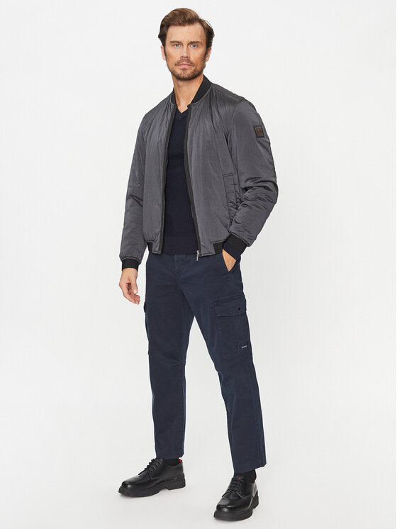 BOSS Boss Stoffhose Sisla-5-Cargo 50501614 Dunkelblau Regular Fit