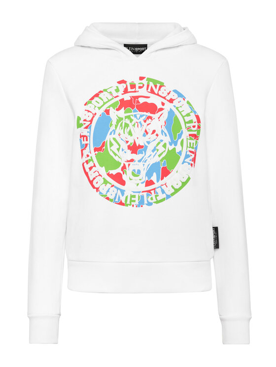 Plein Sport Plein Sport Felpa 13019 Bianco Regular Fit