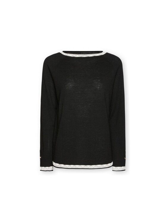 Elena Mirò Elena Mirò Maglione M115Z000882N033 Nero Regular Fit