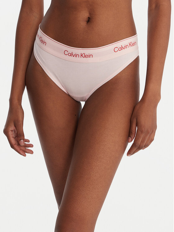 Calvin Klein Underwear Calvin Klein Underwear Chilot tanga LV00QF8518 Roz