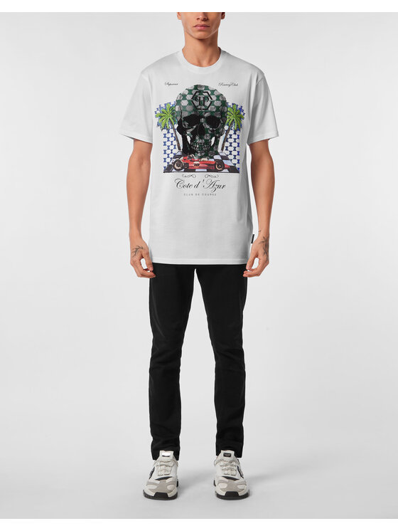 PHILIPP PLEIN PHILIPP PLEIN T-shirt 24689 Bianco Regular Fit