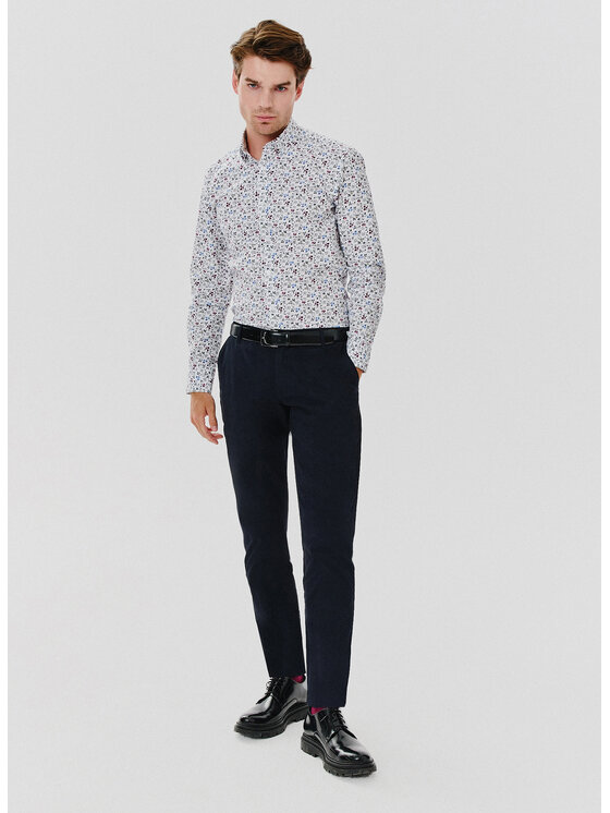 Pako Lorente Pako Lorente Koszula P24WF-1X-027 Biały Slim Fit