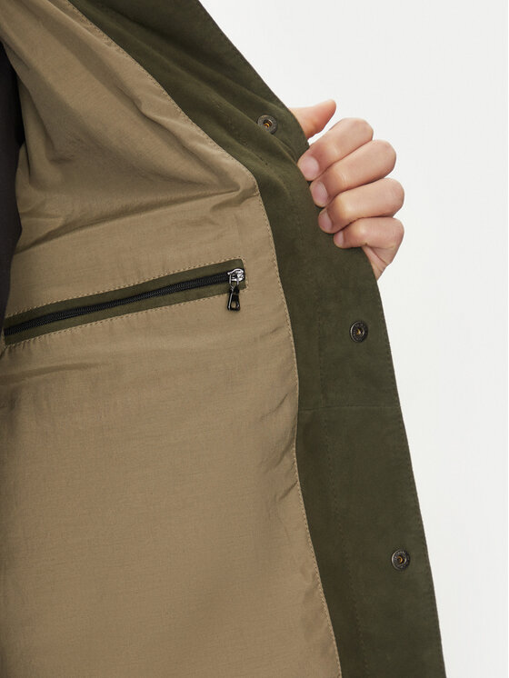 JOOP! Jeans JOOP! Jeans Шкіряна куртка 15 Georg 80000766 Зелений Regular Fit