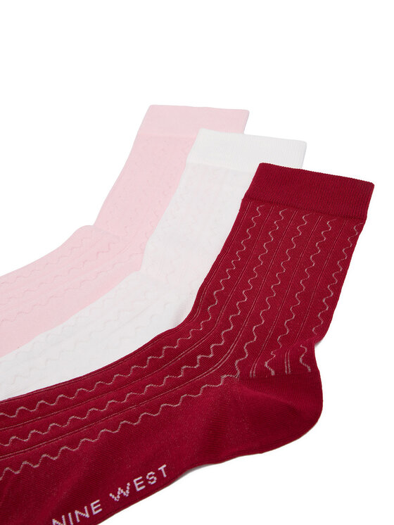 Nine West Nine West Dlouhé ponožky CEO_BR_NW_25076_W_AW25 (3 PACK) Barevná