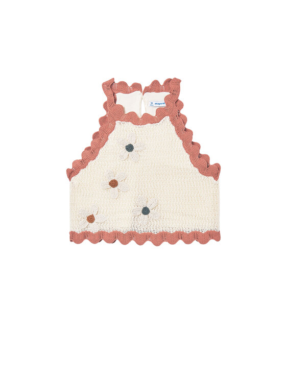 Mayoral Top 6021 Bej Regular Fit
