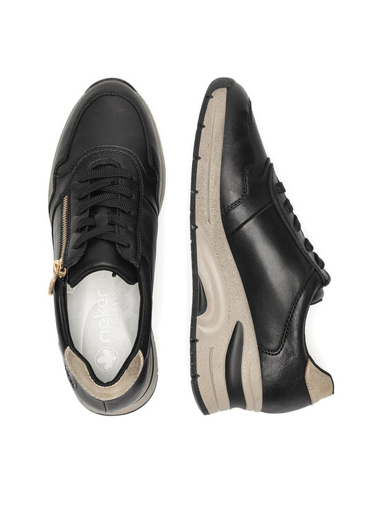 Rieker Rieker Halbschuhe N9301-00 Schwarz