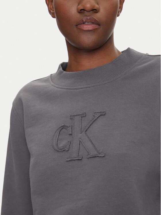 Calvin Klein Jeans Calvin Klein Jeans Mikina J20J225363 Šedá Regular Fit