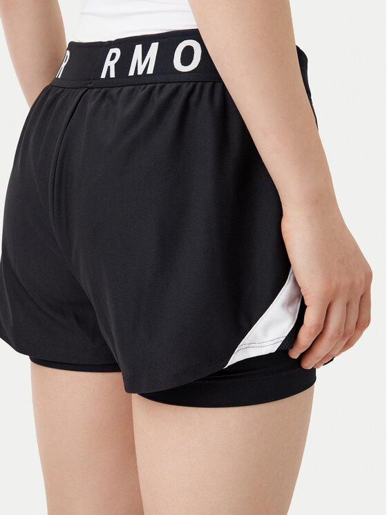 Under Armour Under Armour Športové kraťasy Ua Play Up 2-In-1 1351981 Čierna Loose Fit