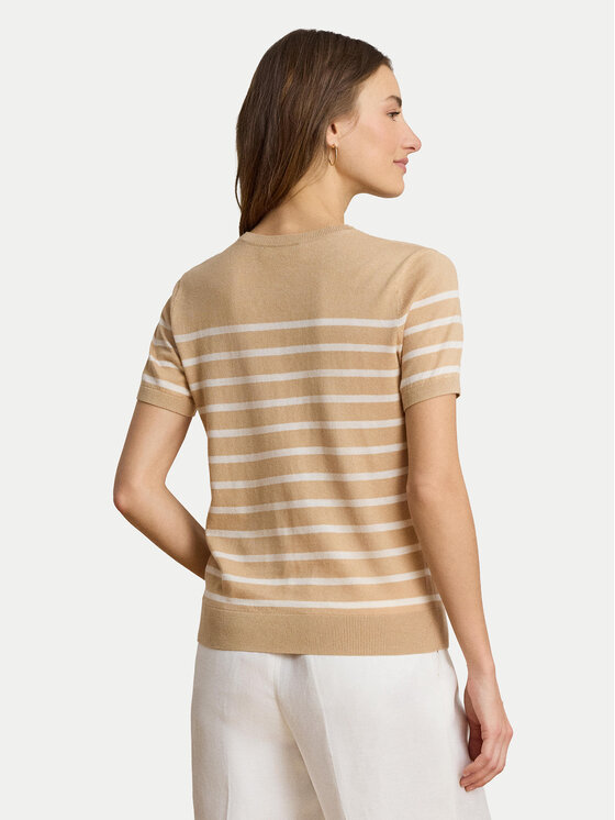 LAUREN RALPH LAUREN LAUREN RALPH LAUREN T-Shirt Eyelah 200P13973002 Μπεζ Regular Fit